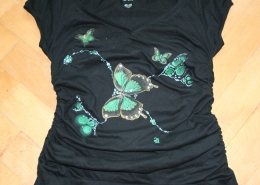 Originální dárky pro ženy tričko motýli